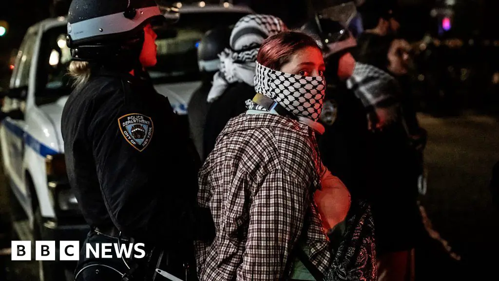 Watch: Police raid Columbia University over Gaza protests