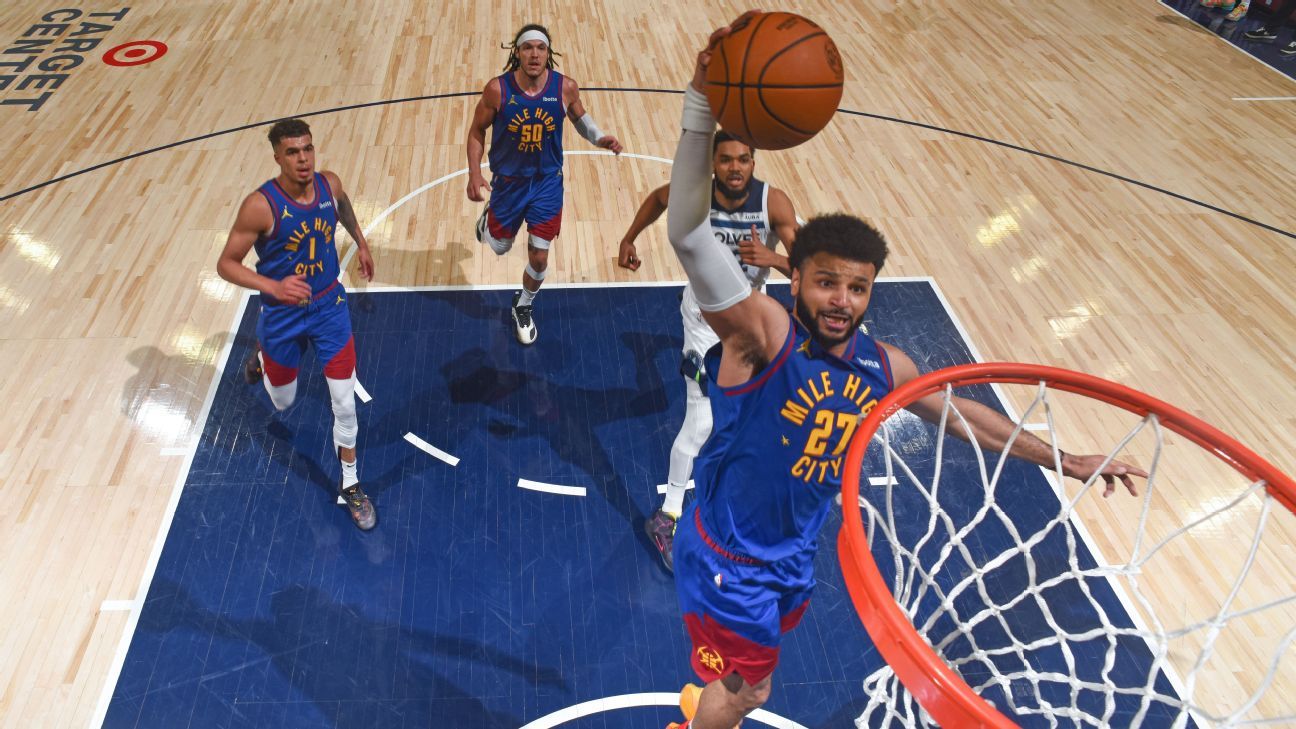 Jamal Murray, Nuggets bounce back in Game 3 blowout of Wolves