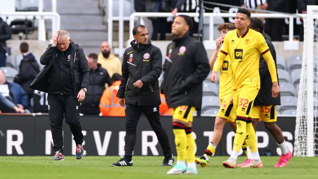 Sheffield United set Prem record with 101 goals conceded