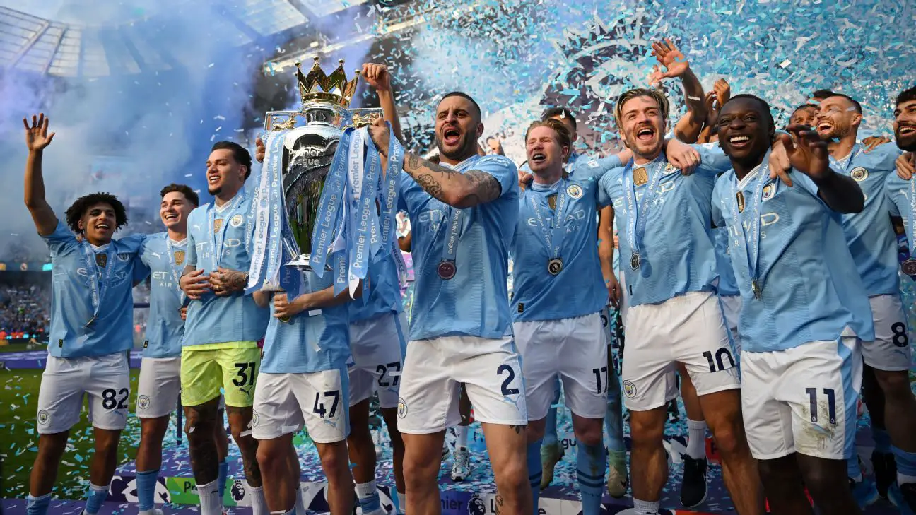 Man City make history with fourth straight Premier League title