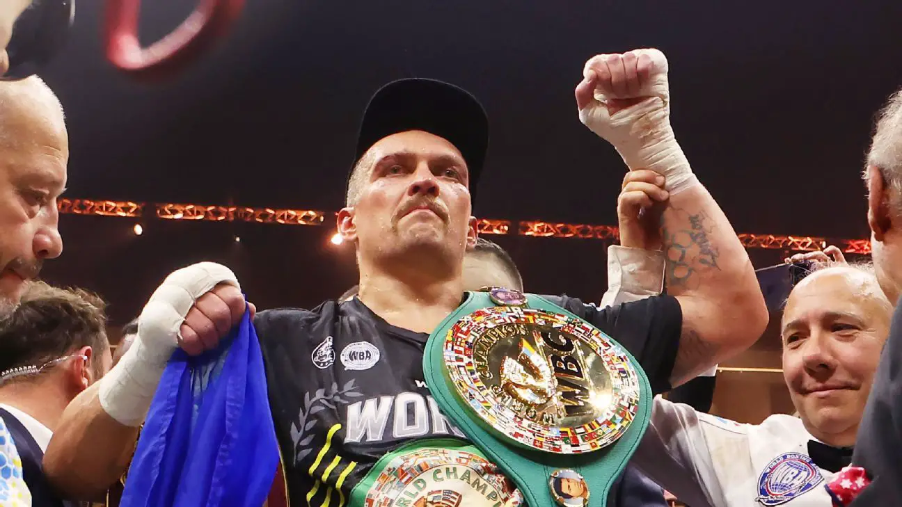 Boxing pound-for-pound rankings: Usyk rises to the top