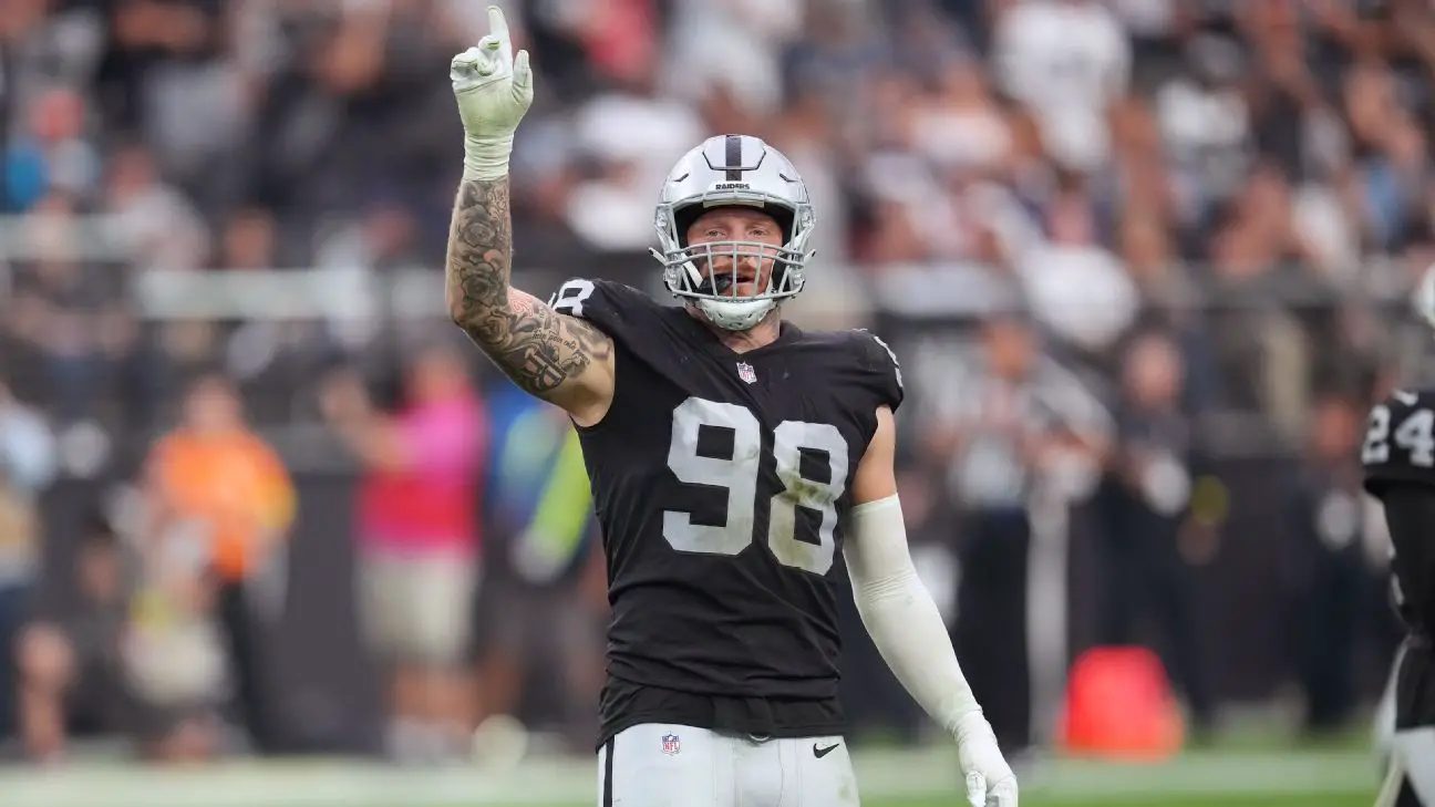 Sources — DE Crosby gets $6M raise from Raiders in reworked contract