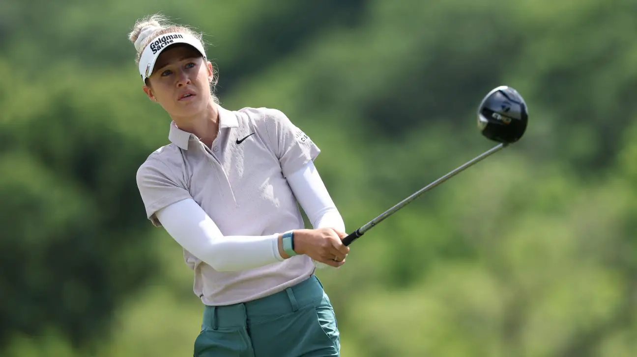 Nelly Korda cards 10 on No. 12, shoots 80 at U.S. Women’s Open