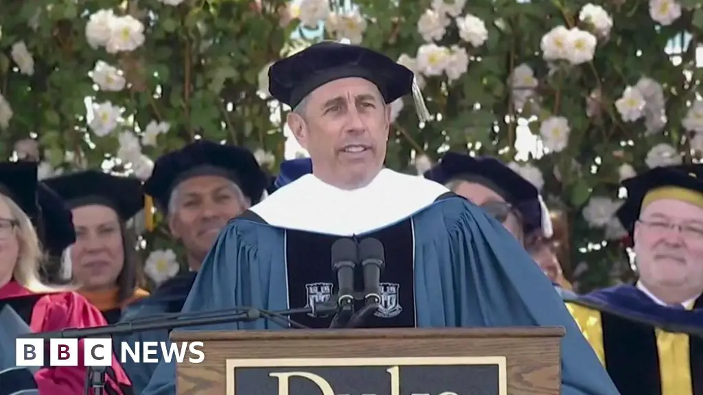 Students walk out ahead of Jerry Seinfeld speech