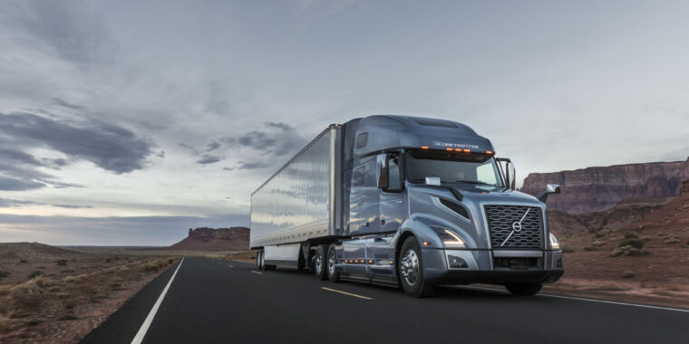 The Volvo VNL, a heavy truck purpose-designed for North American roads