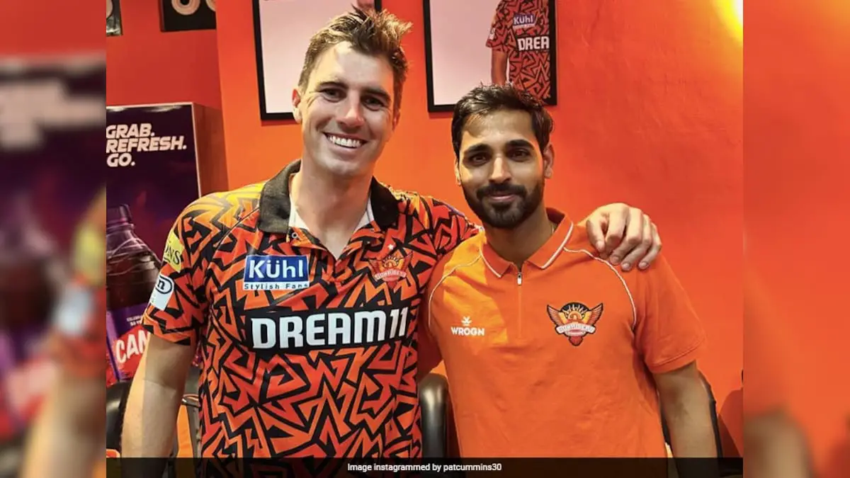 Pat Cummins Shares Special Dressing Room Moment With Bhuvneshwar Kumar. Don’t Miss Caption