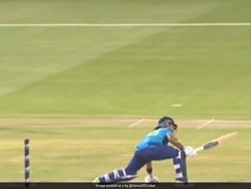 Ball Crashes Into Stumps But Sri Lanka Star Survives In Bizarre Incident – Watch