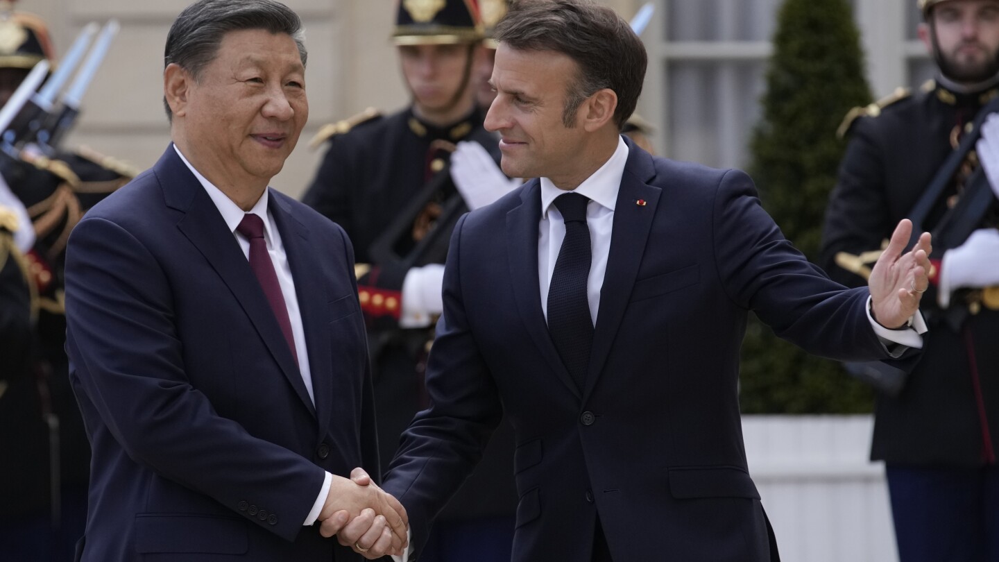 Macron sets Ukraine war as top priority as China’s Xi Jinping arrives in France