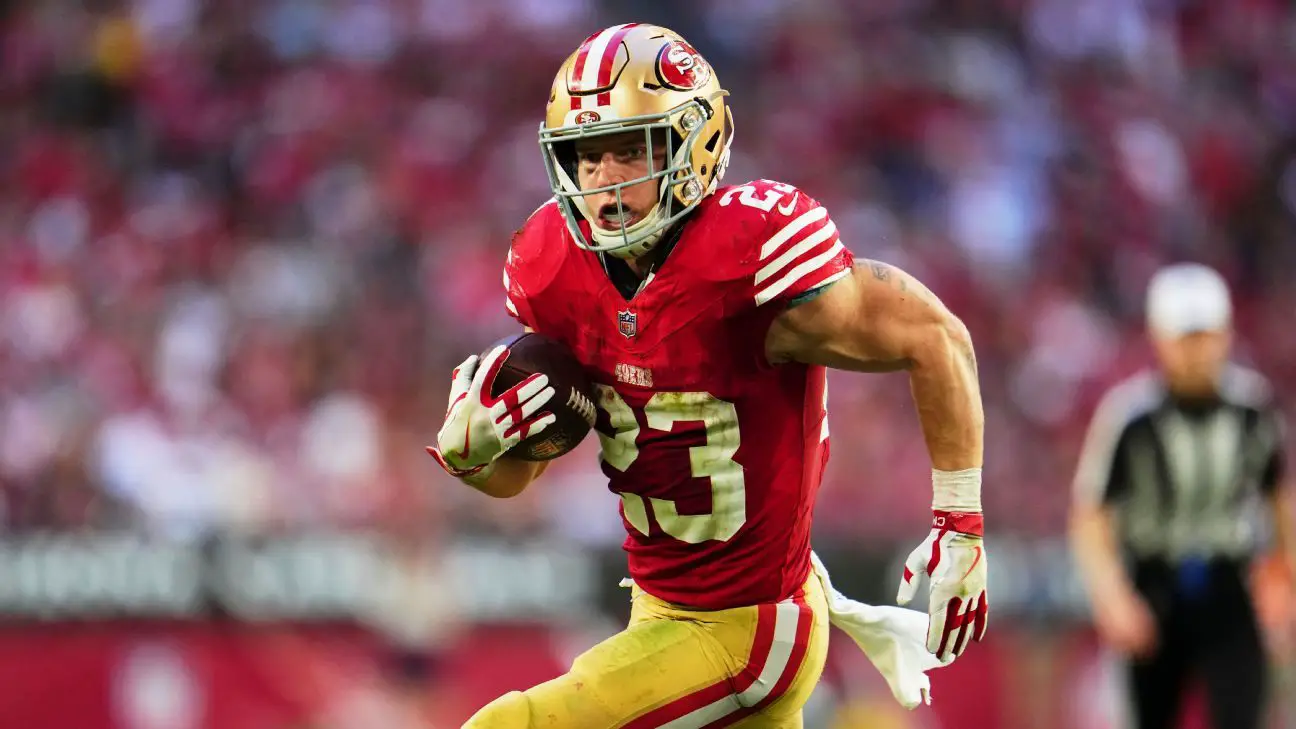 49ers reward RB Christian McCaffrey with 2-year extension