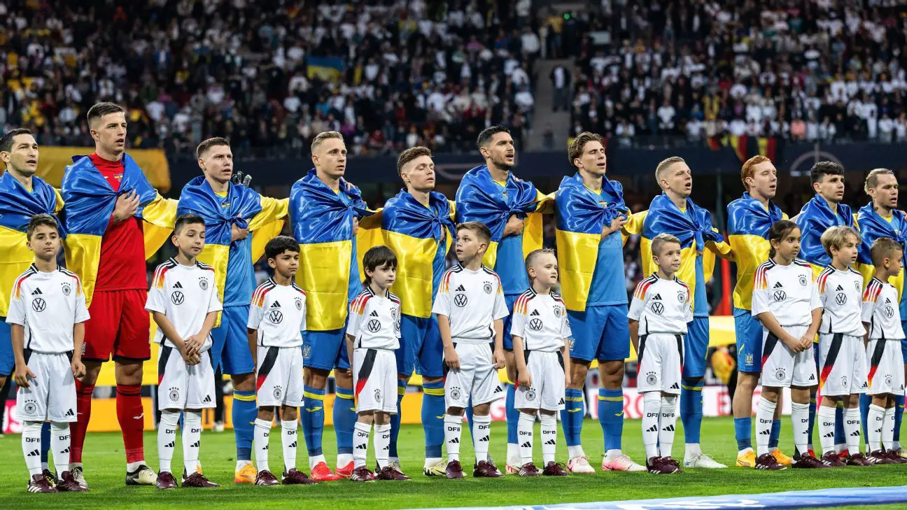 Ukraine players remind world of war ahead of Euro 2024