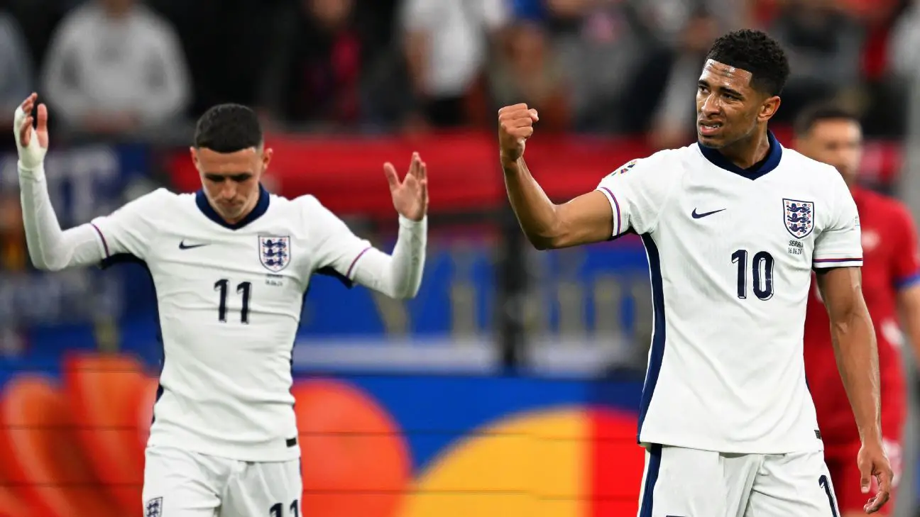 Euro 2024: England combo with Bellingham will grow – Foden