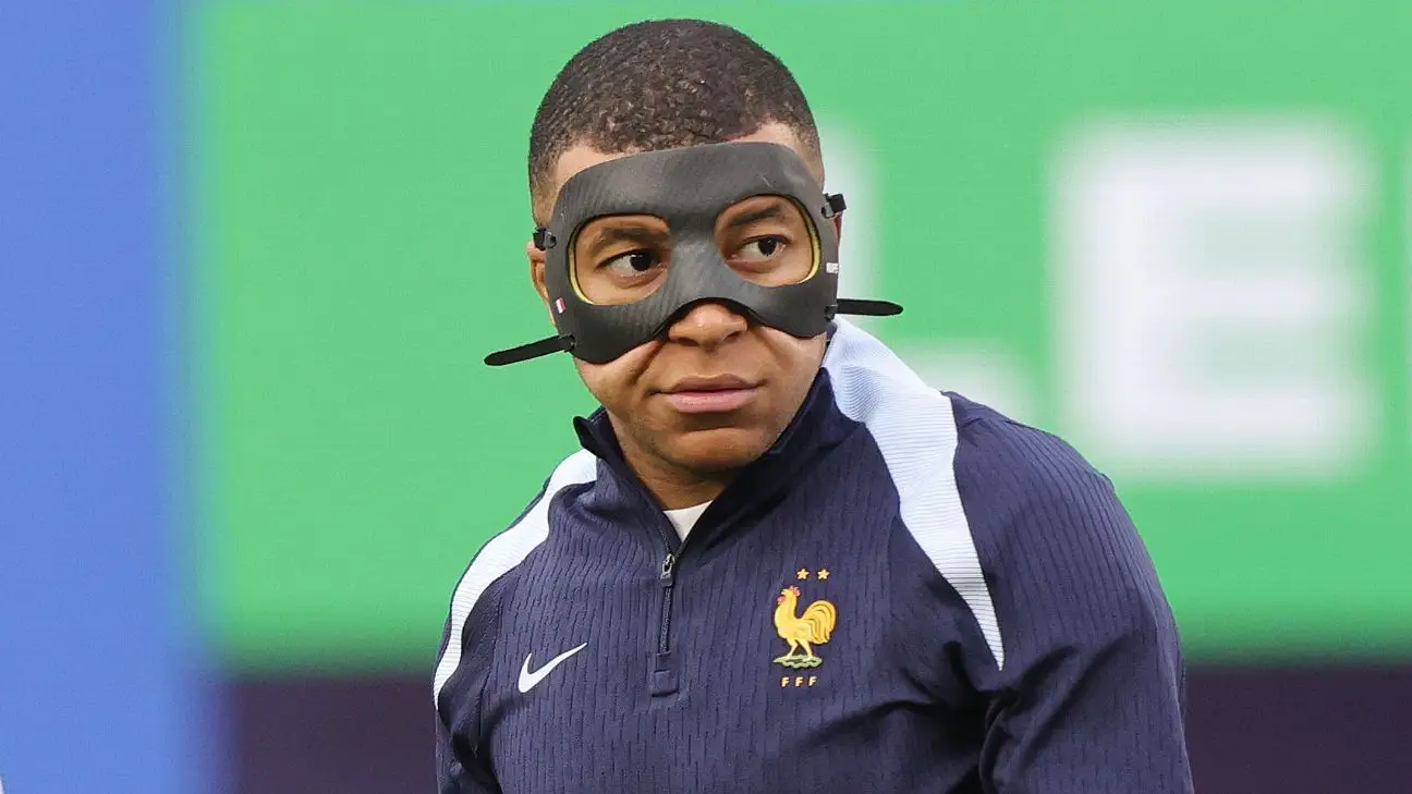 Euro 2024 France Kylian Mbappe returns practice game