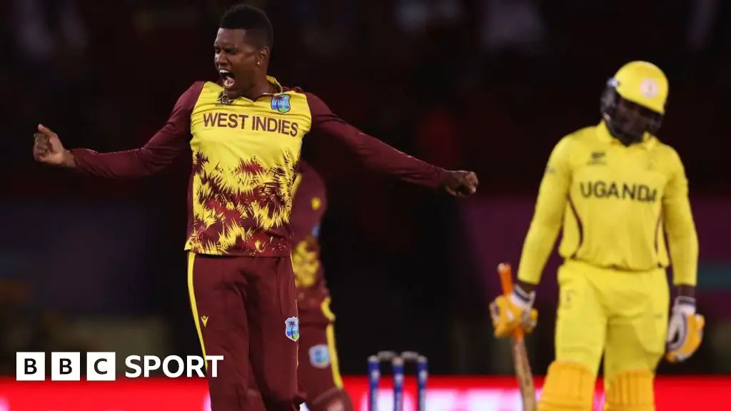 T20 World Cup results: West Indies dismiss Uganda for just 39 to seal huge win