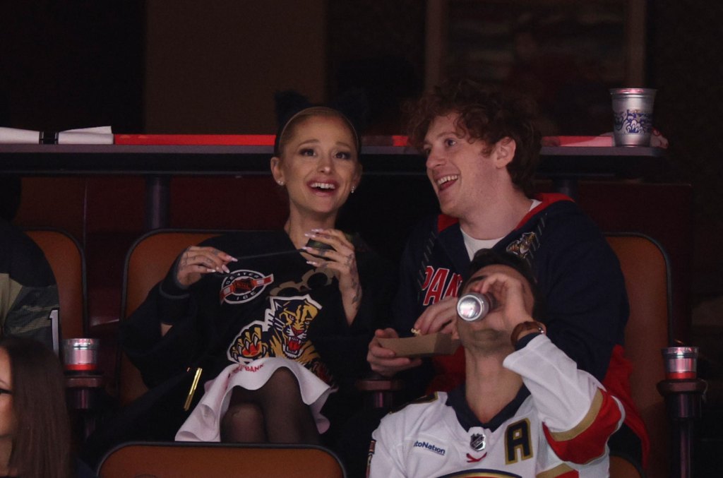 Ariana Grande Attends Stanley Cup in Florida Panthers Jersey: Shop Now