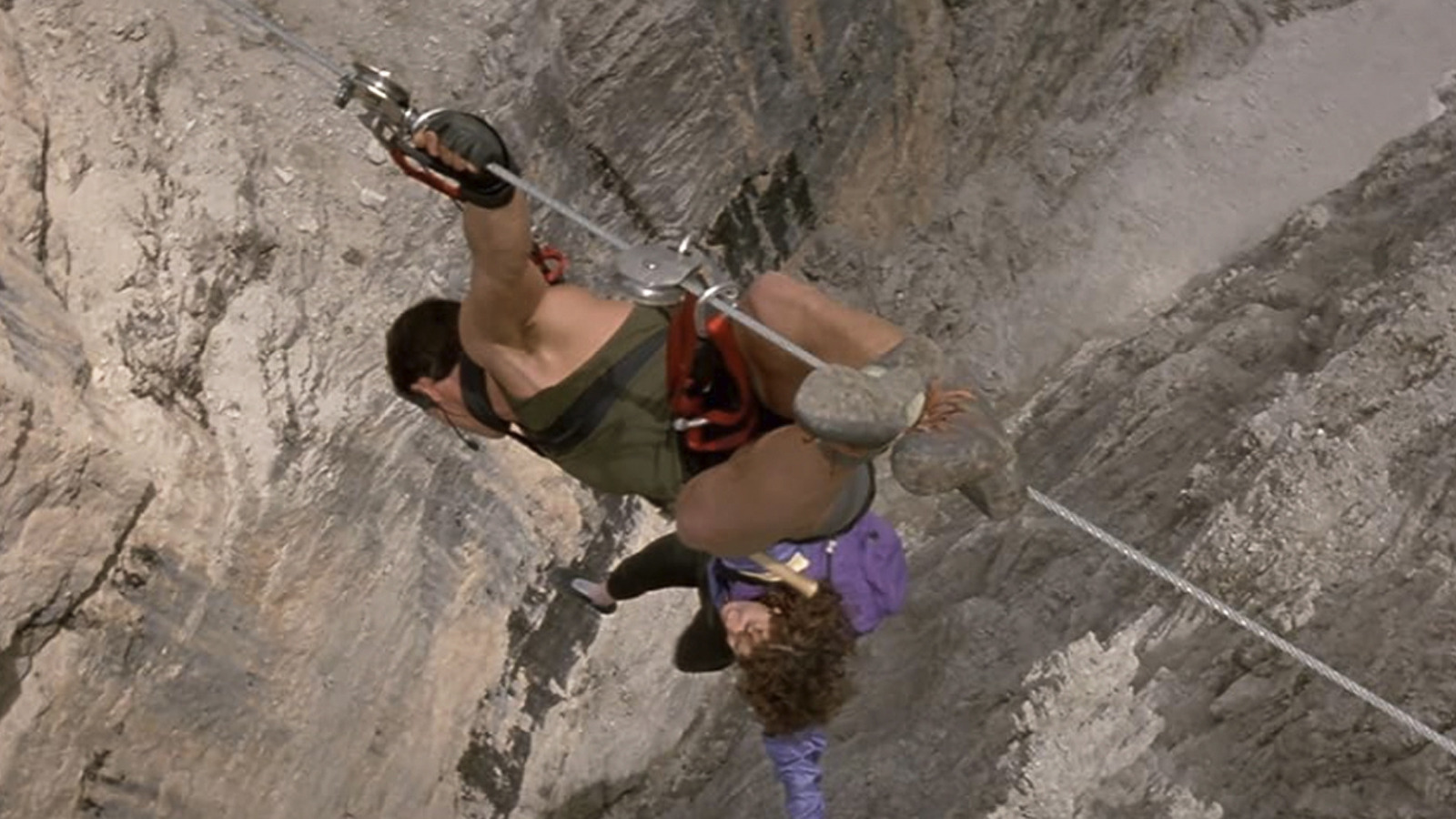 Sylvester Stallone Did Not Shoot The Best Part of Cliffhanger For Real