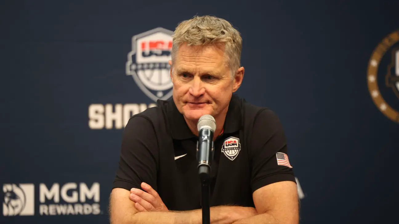 Team USA coach Steve Kerr reacts to shooting of Donald Trump