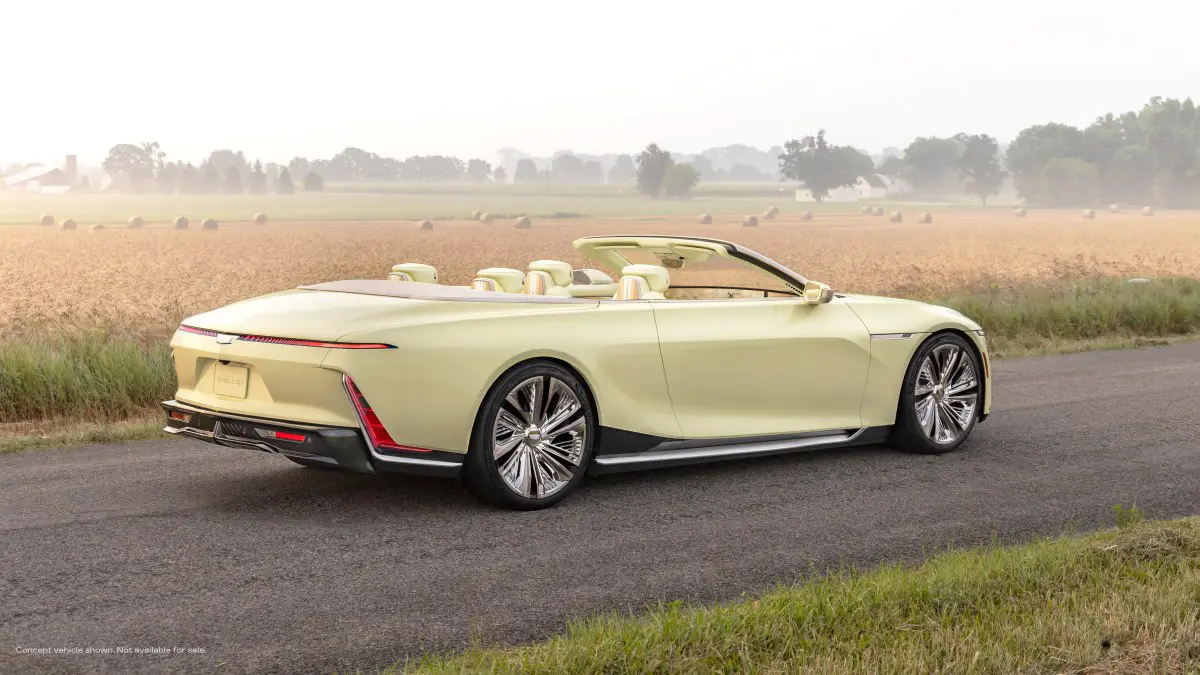 Cadillac Sollei is a striking electric convertible. It’s also just a concept for now