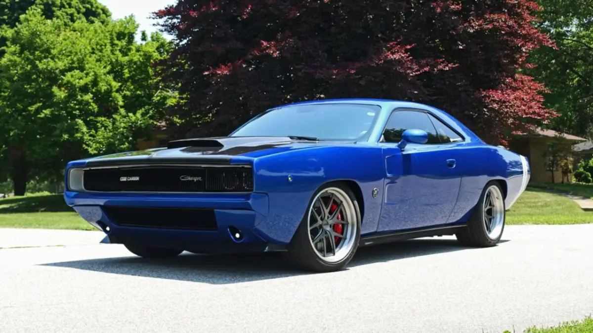 Exomod’s cool Deja Blu Dodge Challenger takes 1,500 hours to build