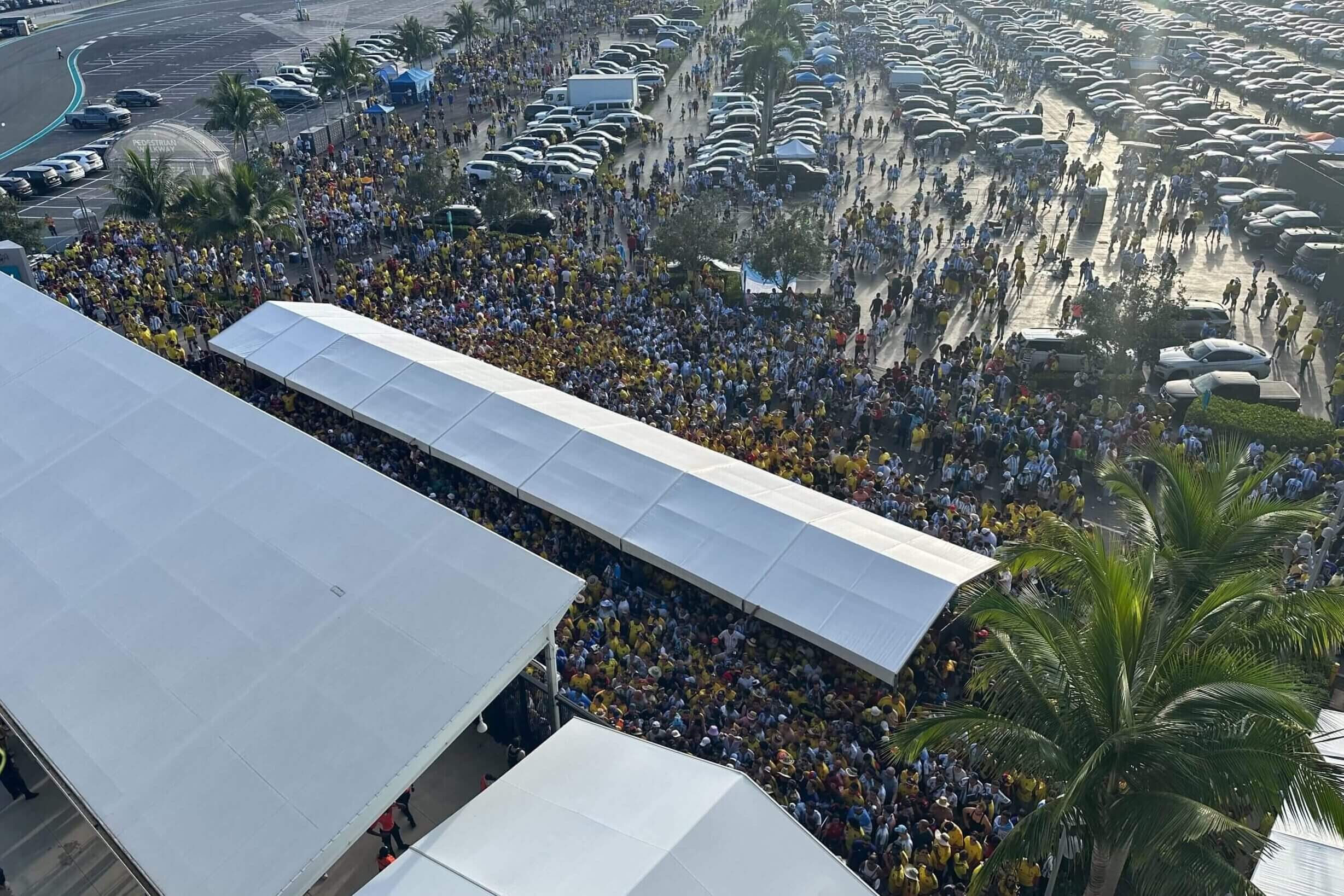 Copa America final kick-off delayed as fans struggle to enter stadium in Miami