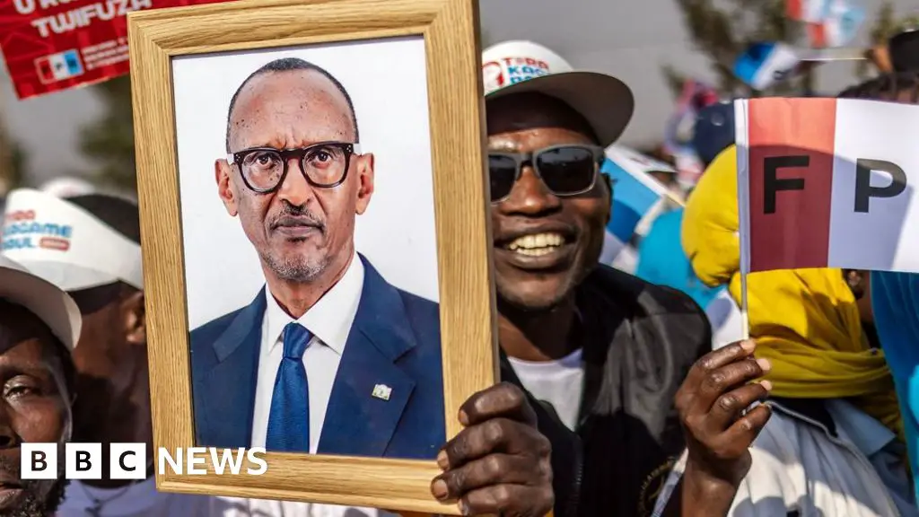 Paul Kagame seeks to extend his three decades in power in Rwanda election