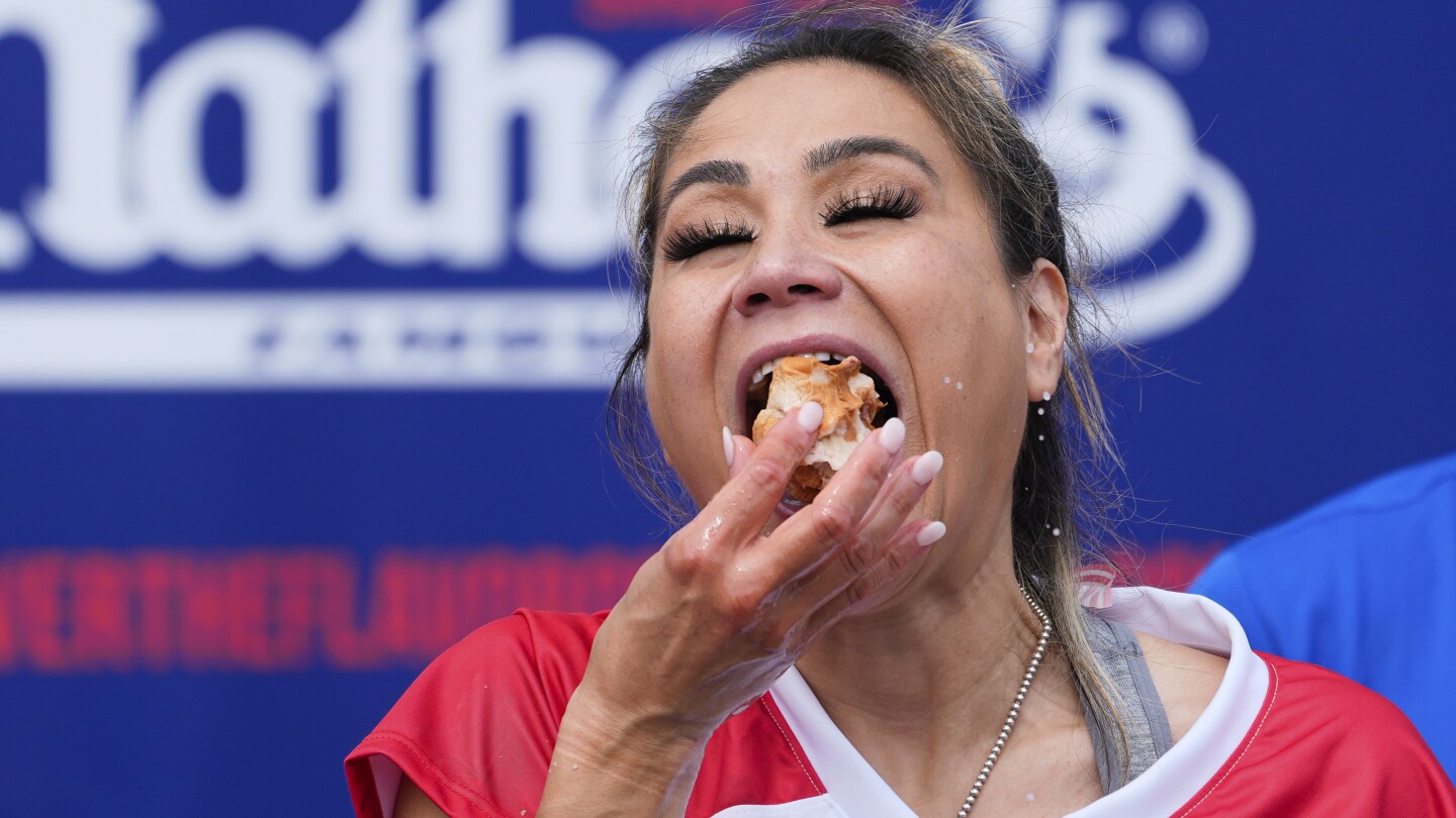 Defending champion Miki Sudo wins women’s division of Nathan’s annual hot dog eating contest
